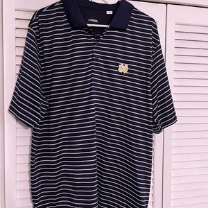 Notre Dame Fighting Irish Cutter & Buck DryTec Short Sleeve Mens Polo